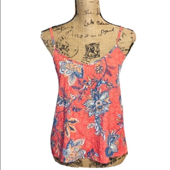 Hollister Tops - Hollister floral tank top size S